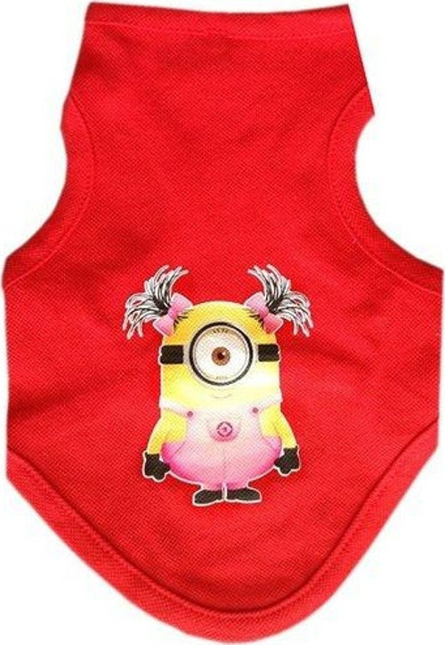 Kedi Köpek Kıyafeti Minion Desenli 18*25 cm XXSmall