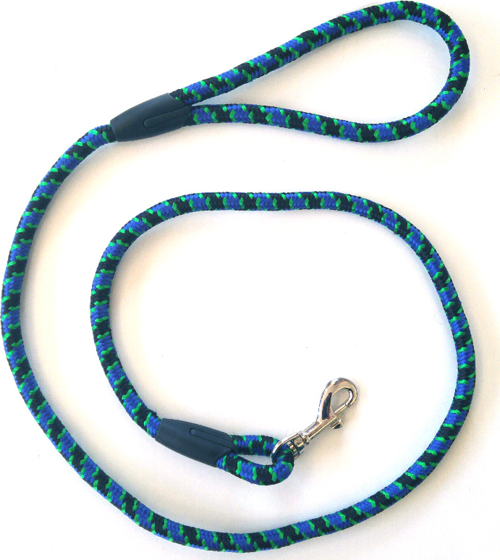 İri Irk Köpek Gezdirme Halatı 30 mm * 120 cm Mavi