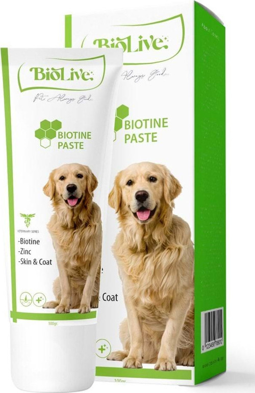 Biotine Köpekler İçin Tüy Döküm Önleyici Pasta 100gr