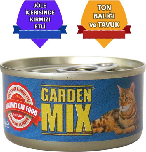 Gardenmix Jöleli Tavuklu Kırmızı Ton Balıklı Mama 85 gr