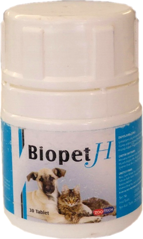Biopet H Kedi Köpek Biotin Çinko Tablet 30 Adet