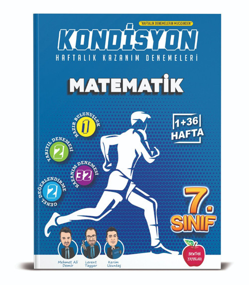 Newton Yayınları 7 Sınıf Matematik Kondisyon Haftalık Kazanım Deneme