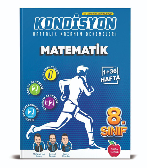 Newton Yayınları 8 Sınıf Matematik Kondisyon Haftalık Kazanım Deneme