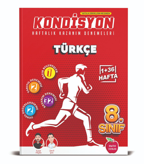 Newton Yayınları 8 Sınıf Türkçe Kondisyon Haftalık Kazanım Deneme