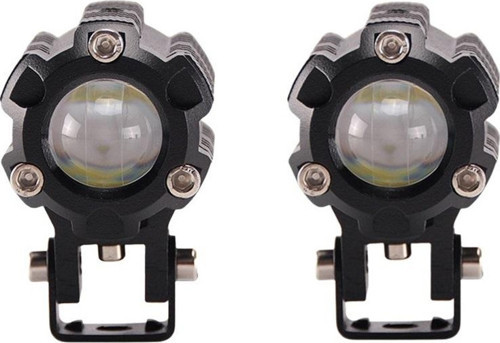 Offroad sis lambası beyaz-sarı (6.5 cm x 4.5cm 6.5cm ) 10w 12-80v set / LASS347