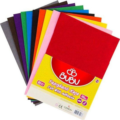 Keçe Yapışkanlı 20x30 10'lu BUBU-KE0002