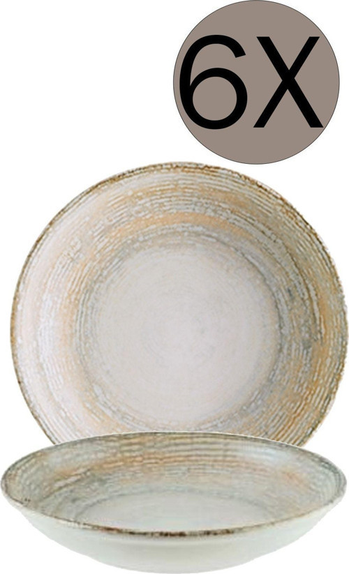 Patera Gourmet Çukur Tabak 20 Cm 500 Cc 6'Lı Takım Ptrgrm20Ck