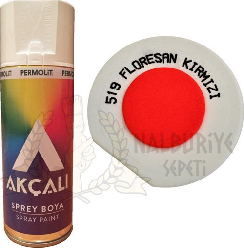 Akrilik Sprey Boya FLORESAN KIRMIZI 400 ml - 519
