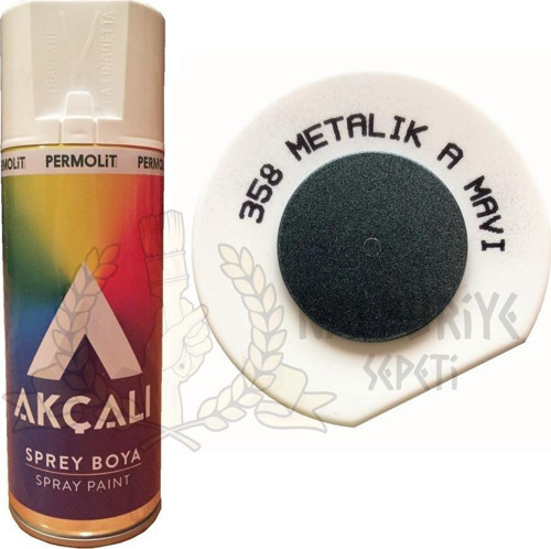 Akrilik Sprey Boya METALİK AÇIK MAVİ (Simli) 400 ml - 358