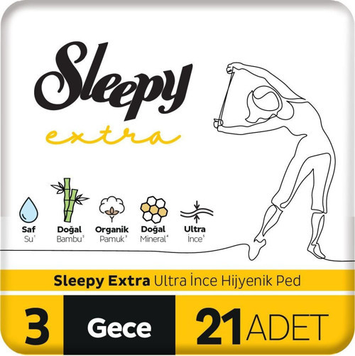 Extra Ultra İnce Hijyenik Ped Gece 21 Adet Ped