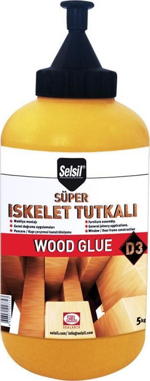 D3 Ahşap İskelet Tutkalı BEYAZ 500 gr.