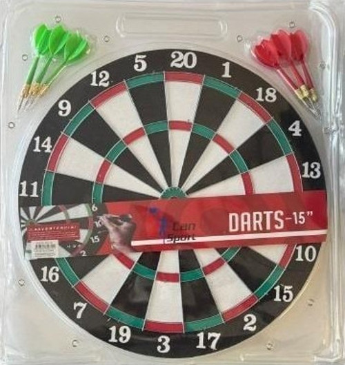 Büyük Boy Dart 6 Adet İğneli 15 Inc Dart