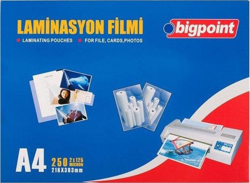 Bp694 Laminasyon Filmi A4 125 Micron 100'Lü