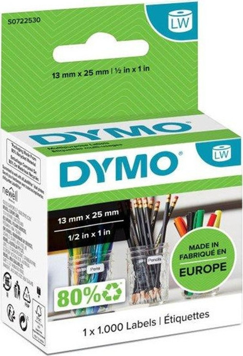 LW Çok Amaçlı Etiket 1000 Etiket / Paket 24 x 12 mm (11353) S0722530