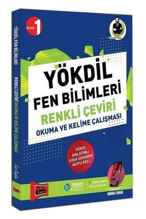 Yargı Yayınları Yökdil Fen Bilimleri Renkli Çeviri Okuma Ve Kelime Çalışması
