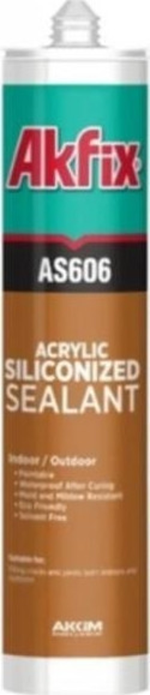 AS606 Silikonize Mastik Altın Meşe 500 GR