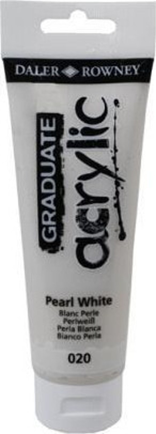 DALER ROWNEY 120 ML GRADUATE AKRİLİK BOYA 020 PEARL WHİTE