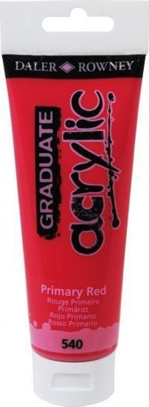 DALER ROWNEY 540 GRADUATE AKRİLİK BOYA PRİMARY RED 120 ML