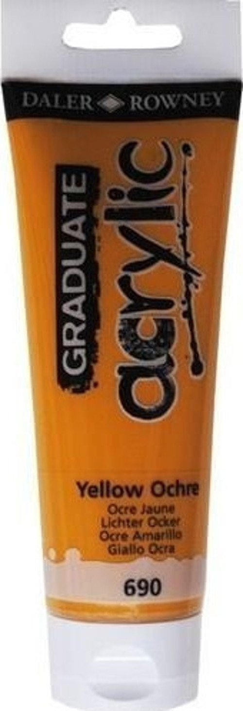 Daler Rowney Graduate Akrilik Boya 120ml Yellow Ochre