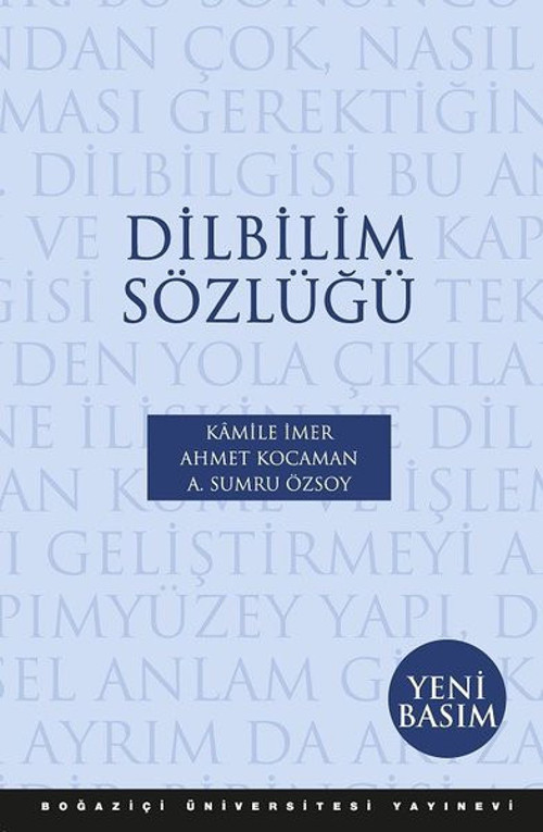 Boğaziçi Üniversitesi Yayınevi Dilbilim Sözlüğü