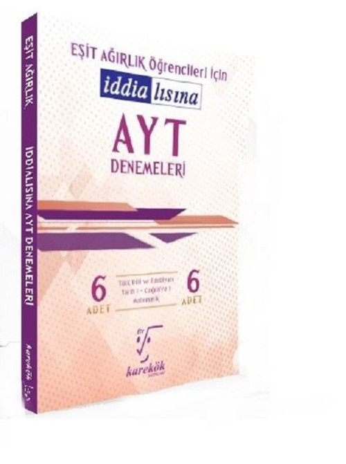 İddialısına AYT Denemeleri Eşit Ağırlık