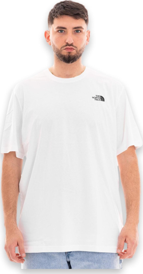 Nf0A87Np M S/S Box Nse Tee Beyaz Erkek T-Shirt M