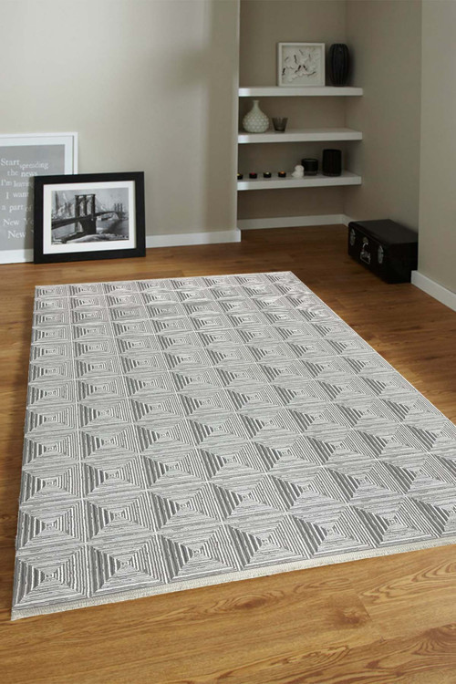 4m2-6m2 Bambu Tarz Modern Sık Dokuma Halı Salon Oturma Odası Mutfak Halısı Antialerjik 6968