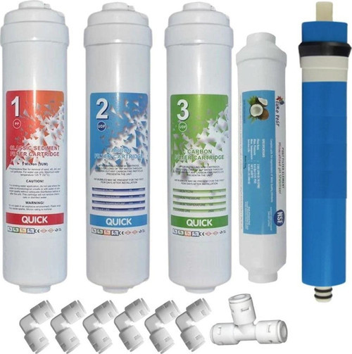 Reverse Osmosis Kapalı Kasa Su Arıtma Cihazı Filtre Seti