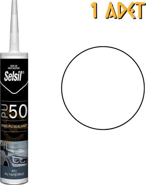 Poliüretan Mastik Yapıştırıcı PU50 BEYAZ 280 ml. - 1 Adet