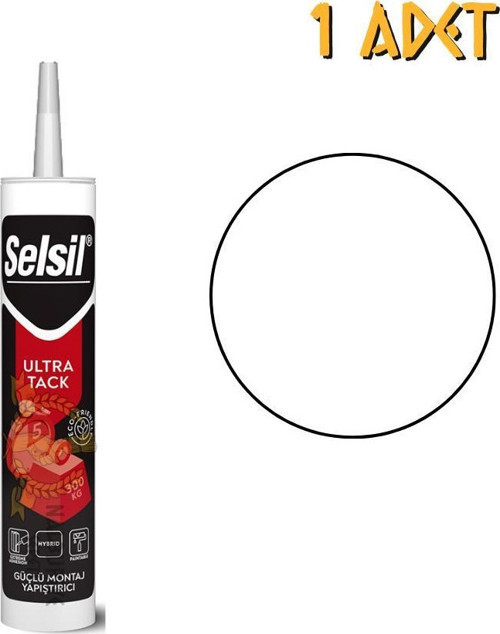 Ultra Tack Güçlü Korniş Yapıştırıcı BEYAZ 290 ml. - 1 Adet