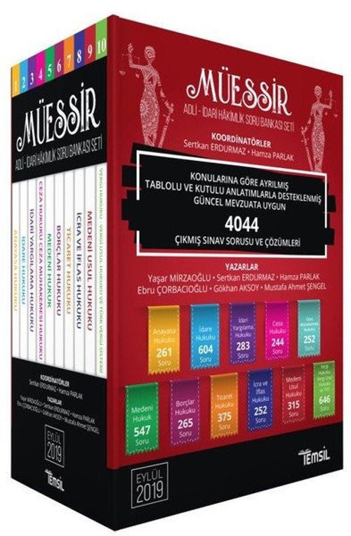 Müessir-Adli İdari Hakimlik Çıkmış Soru Bankası ve Çözümleri
