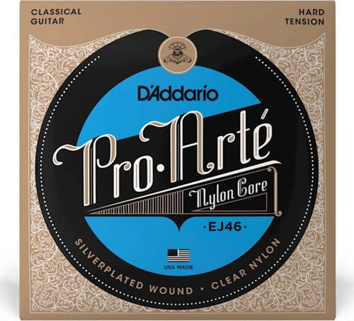D'Addario Ej46 Nylon, Hard Tension Takım Tel Klasik Gitar Teli