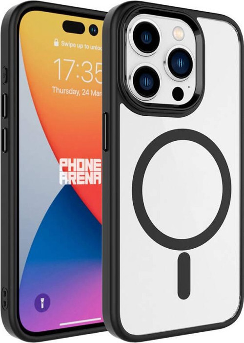 Apple iPhone 12 Pro Kılıf Wireless Şarj Özellikli Zore Krom Magsafe Silikon Kapak