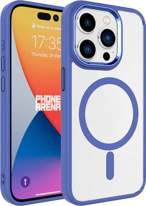Apple iPhone 15 Pro Kılıf Wireless Şarj Özellikli Zore Krom Magsafe Silikon Kapak