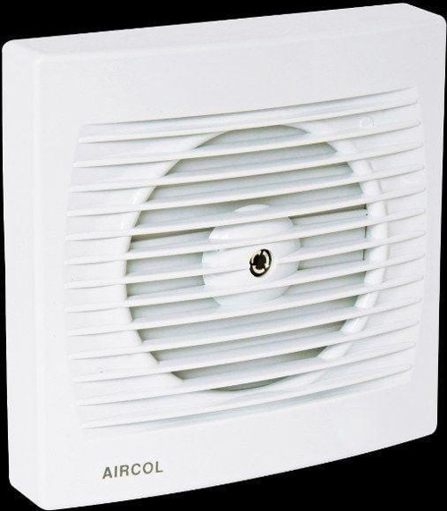 100lük Otomatik Panjurlu Tuvalet ve Banyo Fanı / Aspiratörü 100 m³/h - Aircol 100 OP