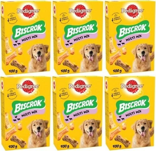 Biscrok Köpek Ödülü Ekonomik Set 500g x 6 Adet - Diş Sağlığı Destekli