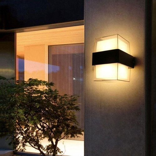 Full Reyon 10 Watt Gün Işığı Ledli Bahçe Dış Mekan Aplik Armatürü, Modern Tasarım Bahçe Apliği