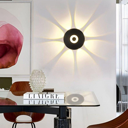 Dekoratif Işık Desenli 7 Watt Led Armatür 3000K Gün Işığı İç Ve Dış Mekan Led Aplik