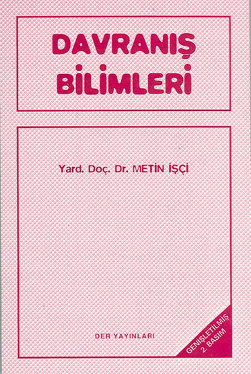 Der Yayınları Davranış Bilimleri
