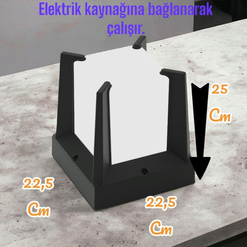 Mugqa Dekoratif Set Üstü Bahçe Duvar Armatürü, Bahçe Aydınlatma Apliği, Yeni Nesil E27 Duy Armatür