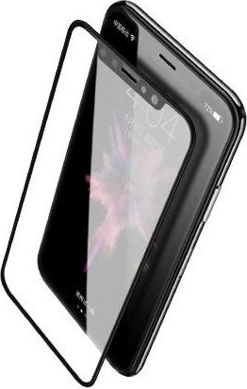 JM215 İphone 11 Pro Tam Kaplayan Temperli Erkan Koruyucu Siyah