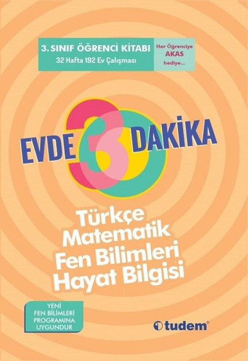 3.Sınıf Evde 30 Dakika Türkçe Matematik Fen Bilimleri Hayat Bilgisi