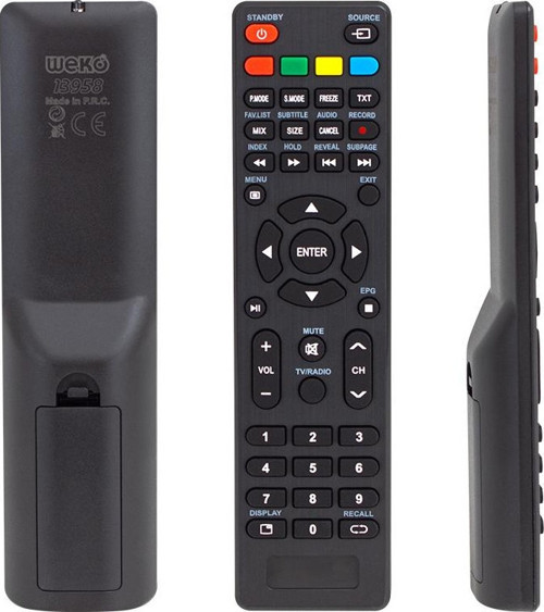 WEKO KL YUMATU-PROFİLO-ROWELL UYDULU LCD LED TV KUMANDA (13958=18539) (40027=13958)