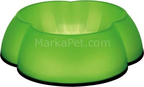 Kedi Köpek Plastik Mama Su Kabı 0,25 Lt Yeşil