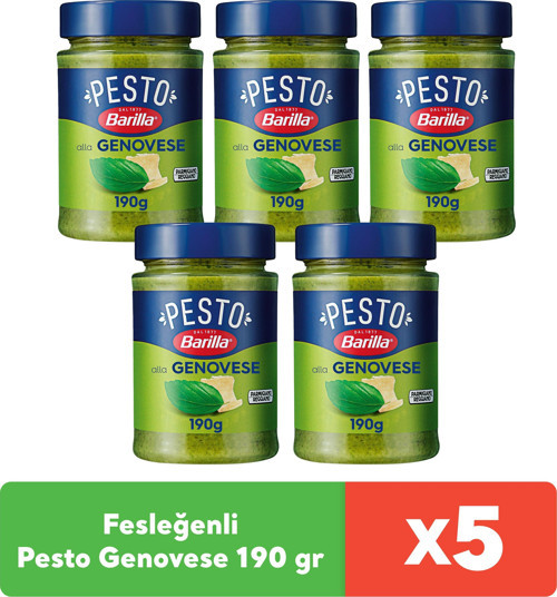 Fesleğenli/ Pesto Genovese 190 g x 5 adet