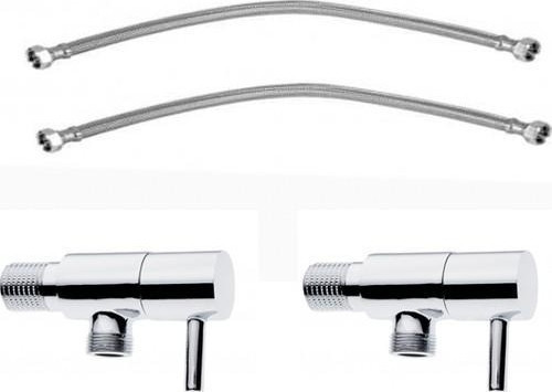Klozet Montaj Seti 50 cm Flex Hortum Çubuk Taharet 2 li