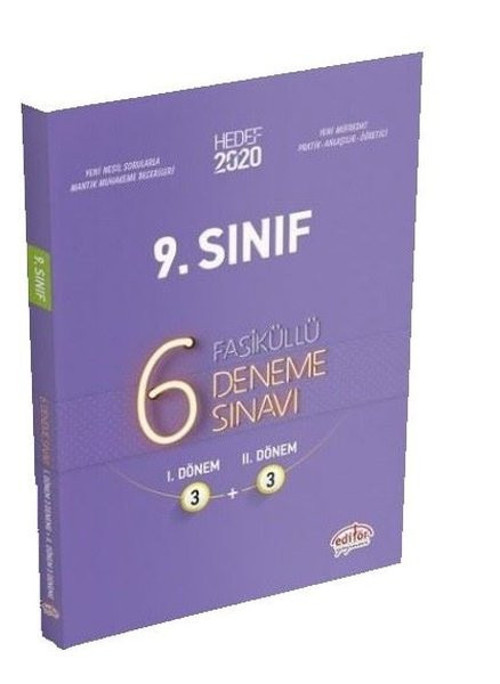 Editör 9. Sınıf 6 Fasikül Deneme 3+3