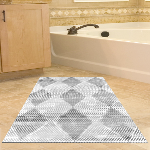 Kaymaz Taban Djt Banyo Halısı Trend İskandinav F5131 Gri