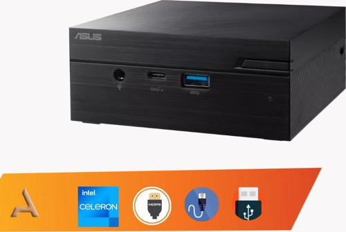 Celeron Dc N4500 12GB 256 SSD O/B - HDMI - Com Port Mini Pc FDOS PN41-BBC029MC011