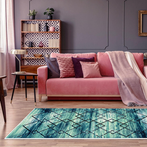 Kaymaz Taban Djt Salon Halısı Star Pamuk Modern M5006 Kahve
